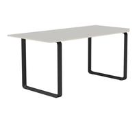 Mesa de Comedor 70/70 170x85 Gris Linóleo/ Negro