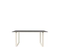 Mesa de Comedor 70/70 170x85 Negro Linóleo/ Arena