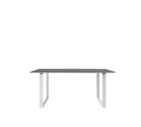 Mesa de Comedor 70/70 170x85 Negro Linóleo/ Gris
