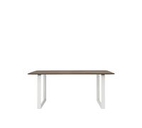 Mesa de Comedor 70/70 170x85 Roble Ahumado/ Blanco