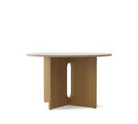 Mesa de Comedor Androgyne Ø120 cm Roble/Kunis Breccia Arena