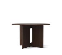 Mesa de Comedor Androgyne Ø120 cm Roble Teñido Oscuro
