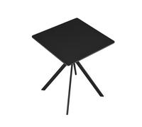 Mesa de comedor ankara para 2 personas tablero de mdf lacado 60 x 60 x 75 cm - negro [en.casa]