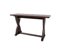 Mesa de comedor avola 132x46x76 marrón 132 cm