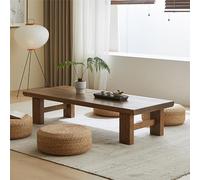 Mesa de comedor baja japonesa, mesa de café, mesa de asiento tradicional, mesa de té japonesa, perfecta para sala de estar o Loun