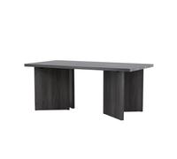 Mesa de comedor bassholmen 90x180x75 negro