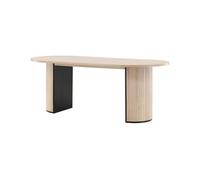 Mesa de comedor bianca 90x200x75 beige