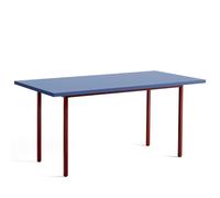 Mesa de Comedor Bicolor L160 Granate Rojo/azul
