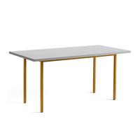 Mesa de Comedor Bicolor L160 Ocre/Gris Claro