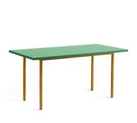 Mesa de Comedor Bicolor L160 Ocre/Verde Menta