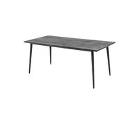 Mesa de comedor capella 200x100x76 gris 100 cm
