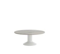 Mesa de Comedor Central Ø90 Mármol Gris/Gris