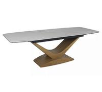 Mesa de Comedor Columna Dolce Cerámica 180-240x95x76cm Color a Elegir Extensible