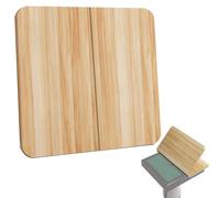 Mesa de comedor cuadrada portátil de madera plegable de repuesto para interior y exterior, para Maong de 61 cm, 68,6 cm, 88,9 cm, 99 cm, color nogal claro, altura de 90 cm, versátil y conveniente