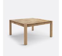 Mesa de comedor cuadrada, roble aceitado, 8 comensales, ADELITA. Talla 8 personas. Color Roble
