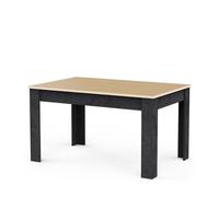 Mesa de comedor de diseño contemporáneo kent vicawu - roble claro / gris grafito