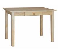 Mesa de comedor de madera maciza con cajón - Mesa de cocina / Mesa de...