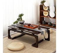 Mesa de comedor de piso bajo, no requiere montaje, diseño de carga fuerte para comedor, té y oficina