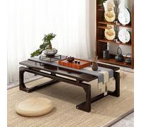 Mesa de comedor de piso bajo, no requiere montaje, diseño de carga fuerte para comedor, té y oficina