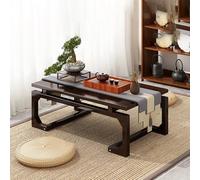Mesa de comedor de piso bajo, no requiere montaje, diseño de carga fuerte para comedor, té y oficina