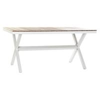 Mesa de Comedor DKD Home Decor Resina Aluminio 160 x 90 x 75 cm