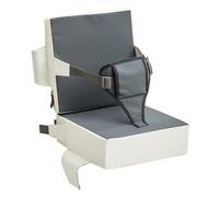 Mesa de comedor elevador de asiento infantil para niños pequeños | Cojín de viaje portátil resistente a los arañazos, grueso, con respaldo antideslizante y correas elásticas para niños