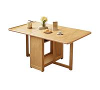 Mesa de comedor extensible con hojas de caída, mesa de cocina expandible de madera, mesa plegable que ahorra espacio para sala de estar y granja, mesa reclinable móvil, 1,2 m