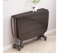 Mesa de comedor extensible con ruedas - Diseño que ahorra espacio para cocinas pequeñas - Mesa plegable versátil para zonas de estar compactas - Elegante y funcional