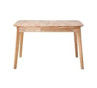 Calicosy Mesa de comedor extensible de 120 a 160 cm en madera maciza - SOLINE