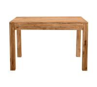 Mesa de comedor extensible en acacia maciza L120-210 cm BALTO