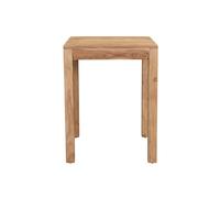 Mesa de comedor extensible en acacia maciza L80-135 cm BALTO