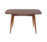 Mesa de comedor extensible en nogal natural L130-160 cm NORDECO