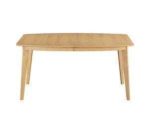 Mesa de comedor extensible nórdica en madera clara L150-200 LEENA