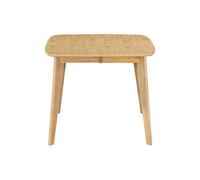 Mesa de comedor extensible nórdica en madera clara L90-130 LEENA