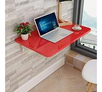 Mesa de comedor flotante plegable para ordenador portátil montada en la pared.