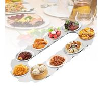 Mesa de Comedor giratoria Ajustable de 360° - Plato Giratorio para Servir Comida para Cocina, Comedor, Fiestas y Bodas, tamaño Personalizable (1 m/3,28 pies)