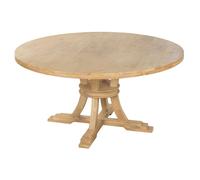 Mesa de Comedor Home ESPRIT Natural Madera 150 x 150 x 76 cm