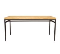 Mesa de comedor industrial mango bruto y metal L160 YPSTER