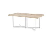 Mesa de comedor jokul 150 blanco - roble 150 x 76 x cm