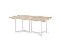 Mesa de comedor jokul 180 blanco - roble 180 x 76 x cm