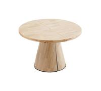 Mesa de comedor kenia redonda extensible nordish 76x120-160-200x120 cm adec