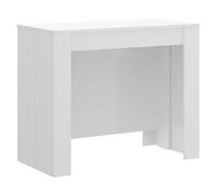 Mesa de comedor Kiona (L x An x Al: 90 x 239 x 77 cm, Blanco, Extensible)