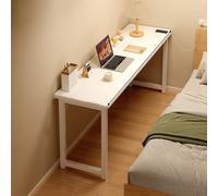 Mesa de comedor larga y estrecha para isla de cocina o sala de estar, diseño que ahorra espacio para áreas pequeñas, ideal para uso doméstico