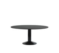 Mesa de Comedor Media Ø160 Linóleo Negro