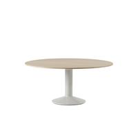 Mesa de Comedor Media Ø160 Roble Aceitado/ Gris