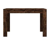 Mesa de Comedor Mesa de Cocina Minimalista Moderna de Madera de Ingeniería con Líneas Elegantes Cena Fácil y Resistente para Espacios Pequeños (Roble Ahumado)