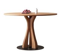 Mesa de comedor nórdico madera maciza moderna mesa de comedor Tab, luz, lujo, simple, hotel, restaurante mesa de salón(0.9m)