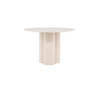 Mesa de comedor olivia 110x110x75 beige
