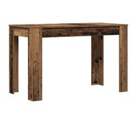 Mesa de Comedor para Cocina y Comedor Mesa de Cena Rectangular Escandinava de Madera de Ingeniería con Líneas Simples 120x60x76 Cm Muebles Fáciles de Limpiar Disponible en (Madera Vieja)