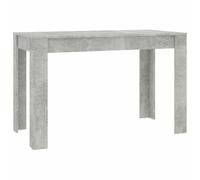 Mesa de Comedor para Cocina y Comedor Mesa de Cena Rectangular Escandinava de Madera de Ingeniería con Líneas Simples 120x60x76 Cm Muebles Fáciles de Limpiar Disponible en (Gris Cemento)